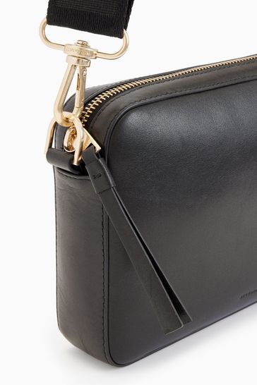 Buy AllSaints Lucile Crossbody Black Bag from Next USA