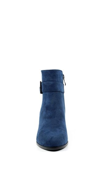 Buy Lunar Navy Blue Europa Heeled Ankle Boots from Next Ireland