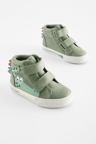 Green shop croc booties
