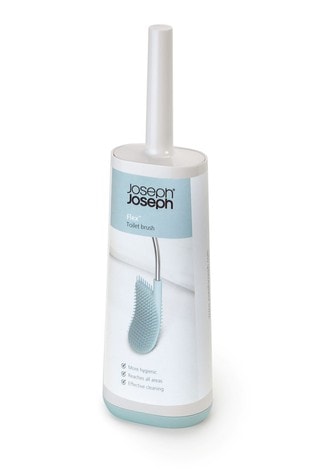 Joseph® Joseph White/Aqua Flex™ Toilet Brush