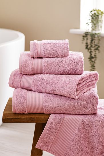 Pink towels outlet