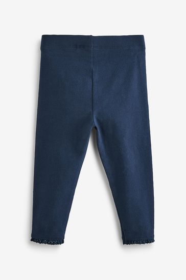 Blue lace leggings cheap