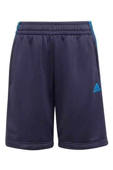 adidas Navy Performance 3-Stripes Shorts