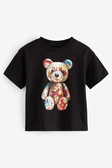 Black Bear Short Sleeve Character T-Shirt (3mths-7yrs)