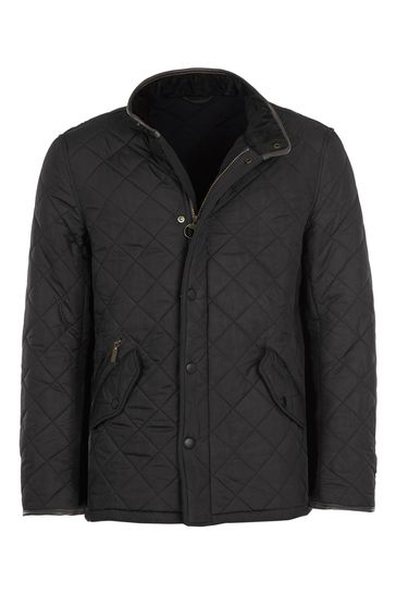 Barbour black sale powell quilted jacket