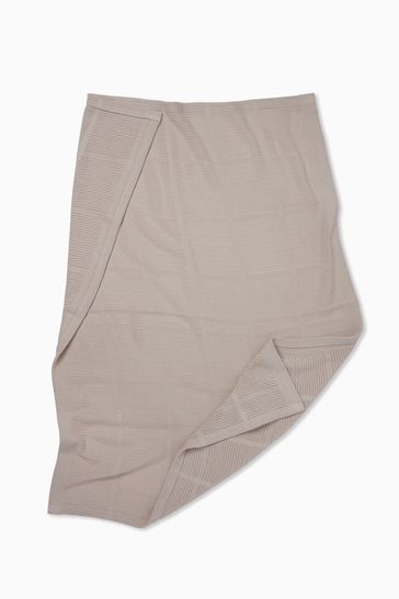 Buy MORI Brown Soft Cotton Bamboo Cellular Baby Blanket from