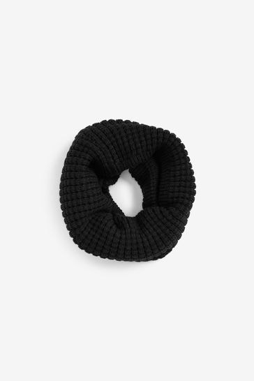 Black Knitted Snood (3-16yrs)