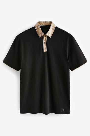 Black polo white collar sales