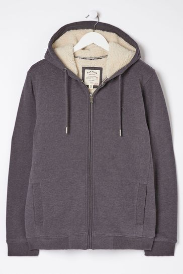 Fat face fleece lined hoodie outlet