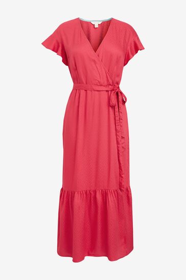 Buy White Stuff Pink Harriet Wrap Dress ...