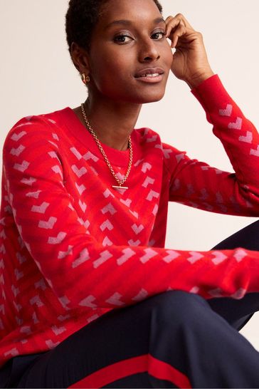 Boden hot sale red jumper