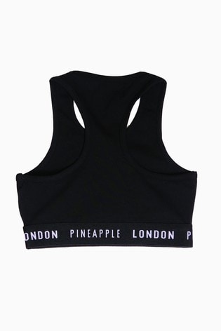 Buy Pineapple Black Script Crop Top from Next Poland