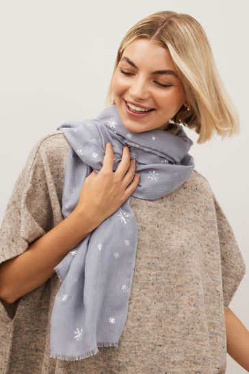 Snowflake scarf shop