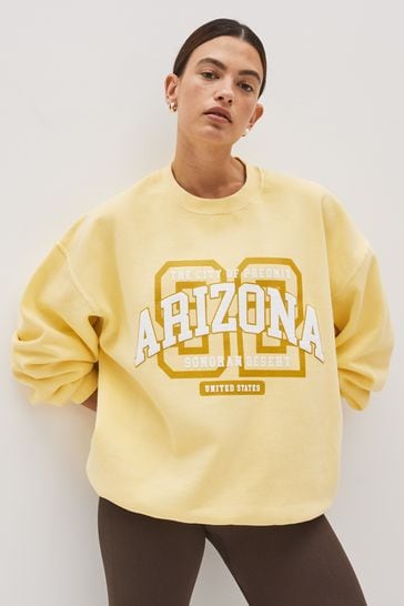 Yellow Arizona Graphic Sweatshirt