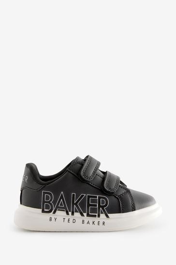 Baker by Ted Baker Boys Chunky Logo Black Trainers