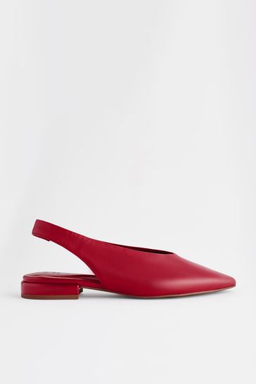 Red slingback shoes uk shop