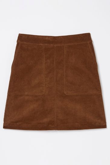 Buy Fat Face Brown Eliza Cord Skirt from Next Lithuania