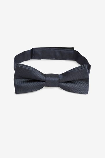 Navy Silk Bow Tie (1-16yrs)