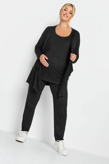 Buy Yours Curve Black Maternity Harem Trouser from Next Luxembourg