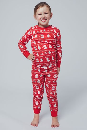 Harry Bear Red Snuggle Fit Christmas Pyjamas