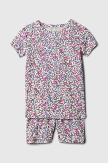 Gap Pink Floral Top and Shorts Pyjama Set