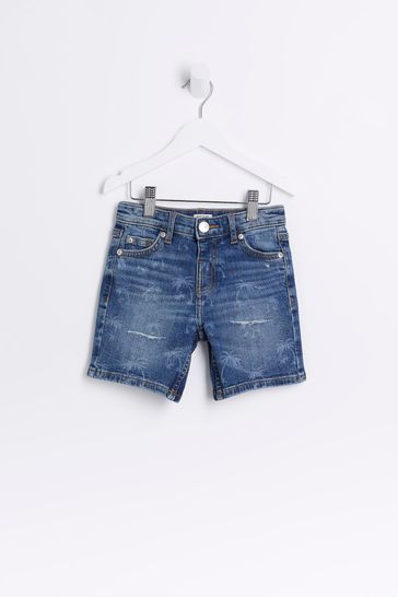 River island 2025 jean shorts