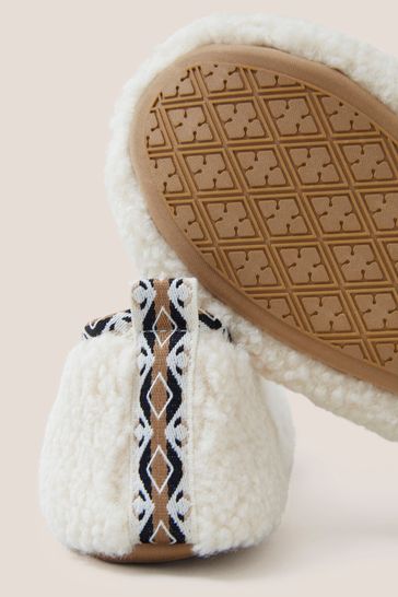 White best sale stuff slippers