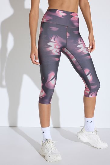Buy Pink Active Sports Sculpting Capri Leggings from Next Poland