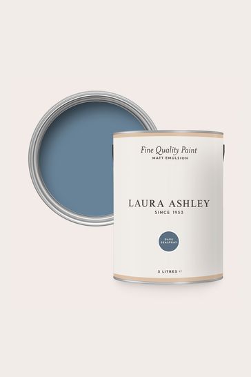 Laura Ashley Dark Seaspray Blue Matte Emulsion 5LT Paint
