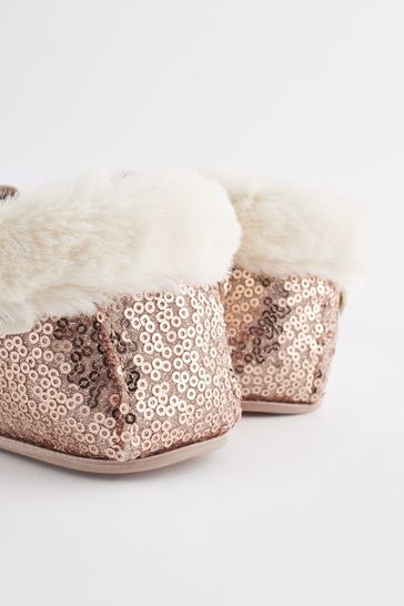 Womens sequin moccasin discount slippers