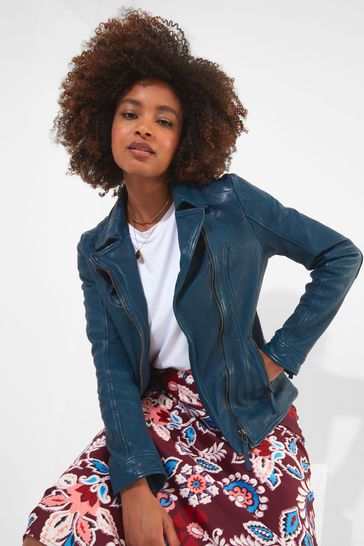 Joe browns leather biker sales jacket
