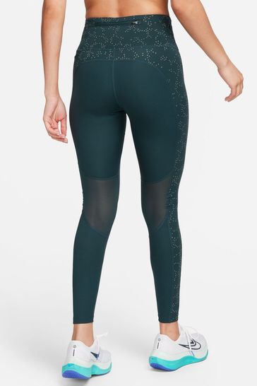 Accelerate Khaki Green Pocket 7/8 Leggings