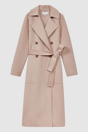 Neutral wool cheap coat