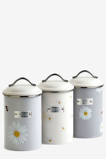 Grey tea coffee discount sugar canisters next