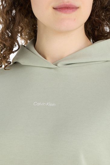 Buy Calvin Klein Natural Micro Logo Hoodie from Next USA