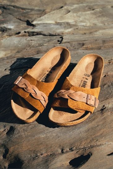 Birkenstock Oita Suede Braided Sandals