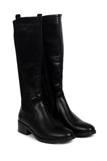 Black riding style boots uk 2025
