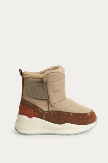 Padded Quilted Snow Boots