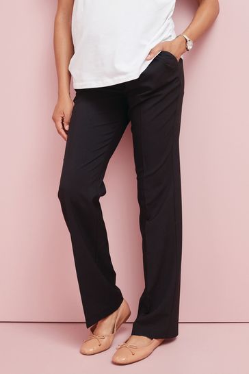 Next maternity black trousers best sale