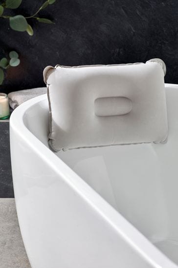 Buy Grey Soft Touch Bath Pillow from Next USA