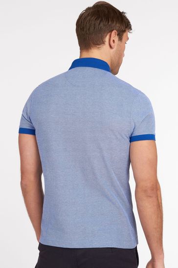 Barbour polo mens Blue hotsell