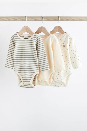 Monochrome Baby Bodysuits 3 Pack (0mths-2yrs)