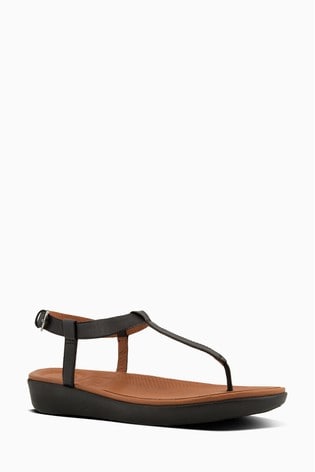 FitFlop™ Leather Tia Toe Post Sandal 