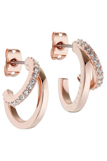 Ted baker hoop earrings online