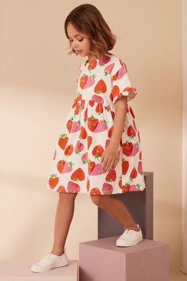 Next strawberry dress top
