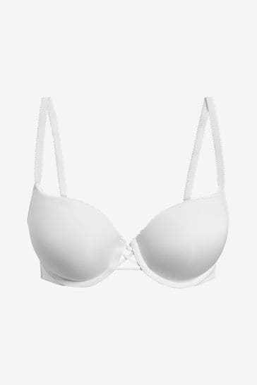 Buy White Push-Up Triple Boost Plunge Bra from Next USA