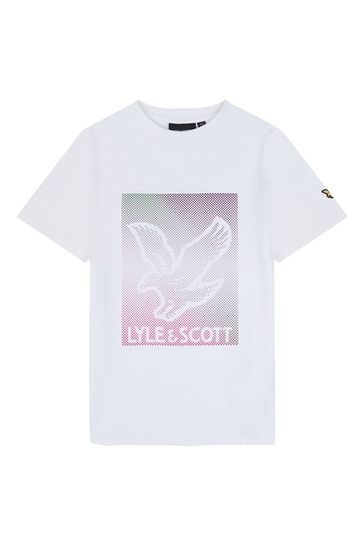 Lyle & Scott Boys Dotted Eagle Graphic T-Shirt