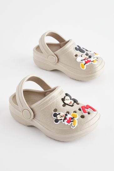 Neutral Mickey Mouse Clogs