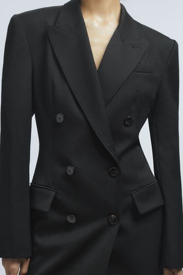Buy Reiss Rosamund Wool Double Breasted Blazer Dress from Next Bahrain