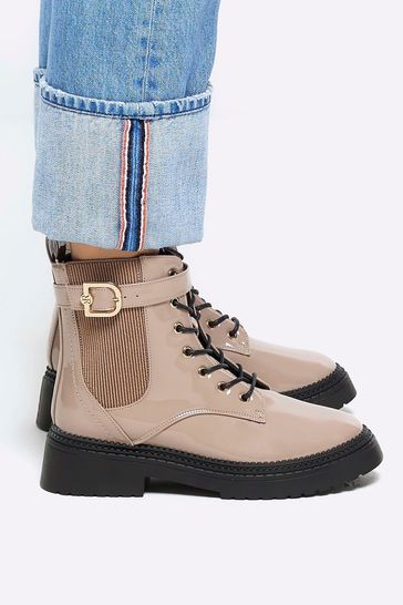 River island combat boots online